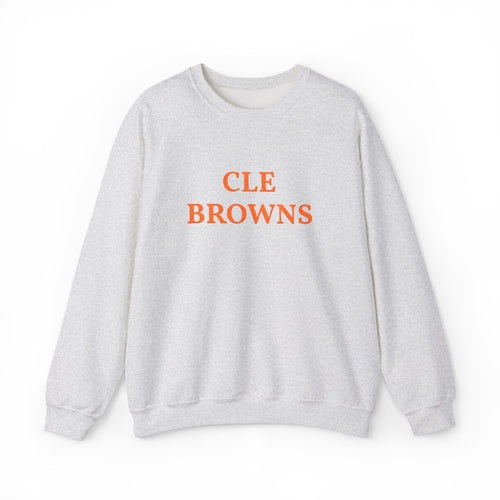 cle browns embroidered crew